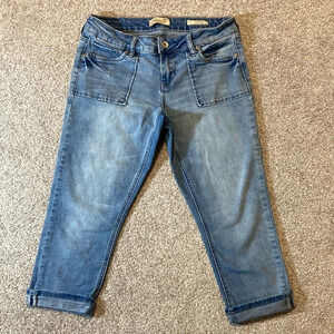 Seven7 stretch cropped Girlfriend jeans 4